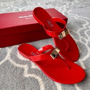 Farelia 1 Jelly City Sandal in Red